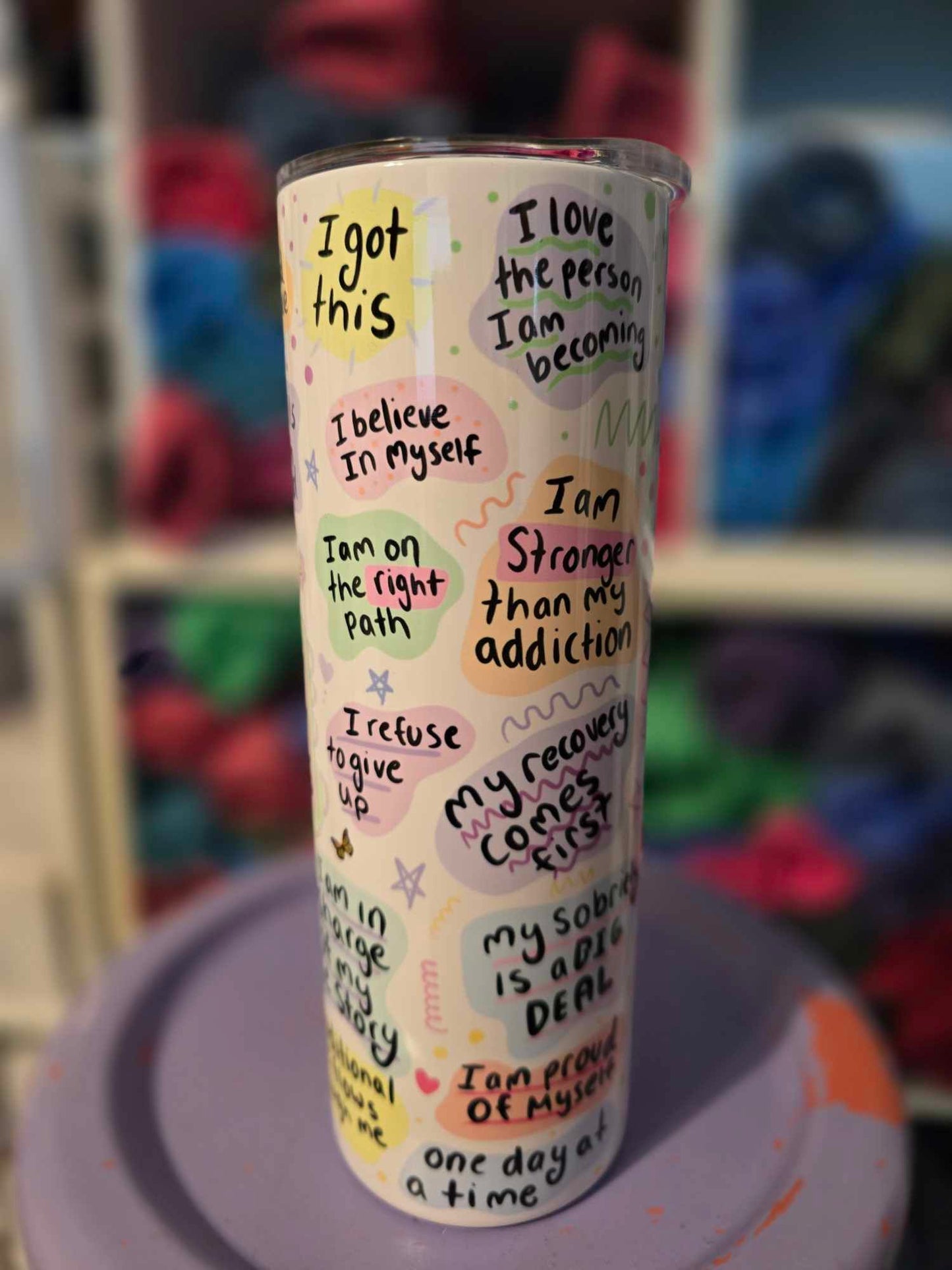 My Daily Sobriety Affirmations Tumbler