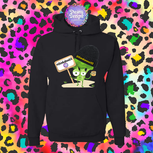 #thinkaboutit official hoodie