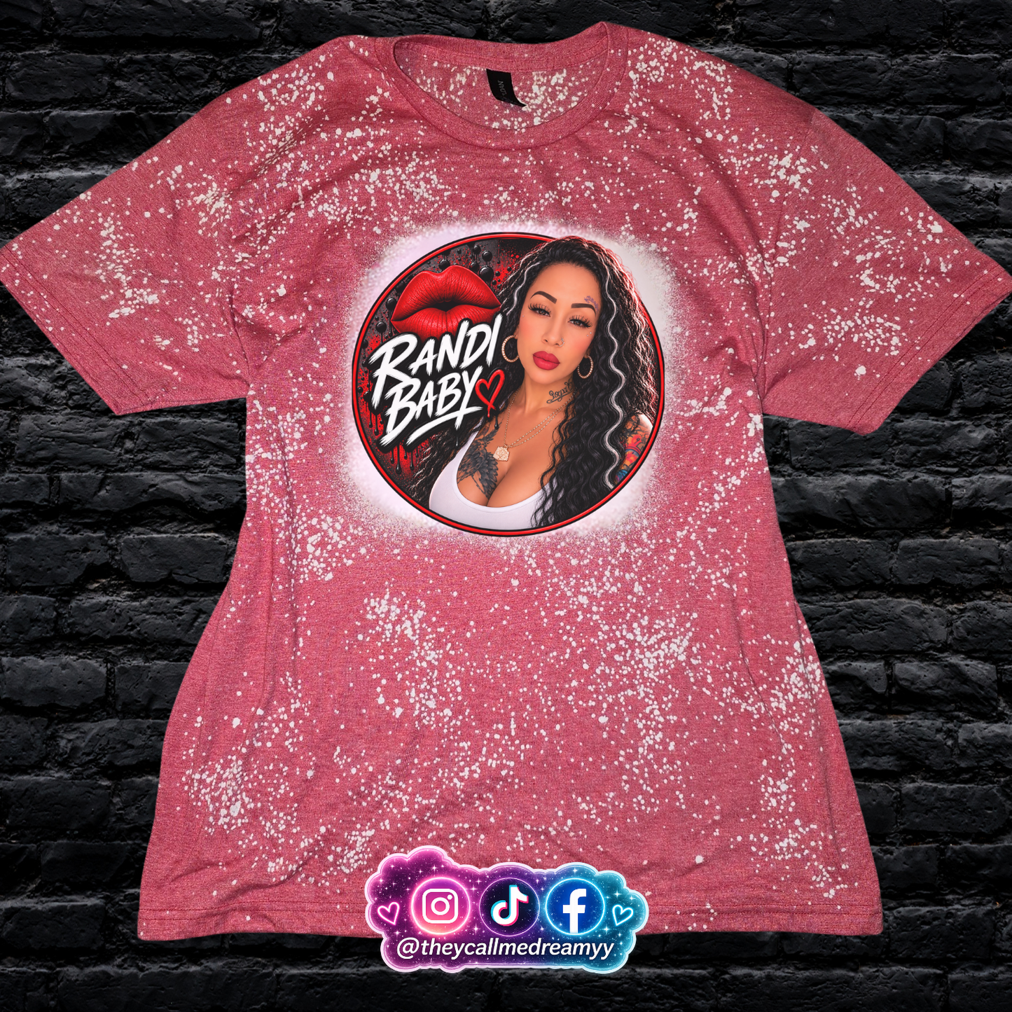 Randi Baby Bleached Tee - free shipping