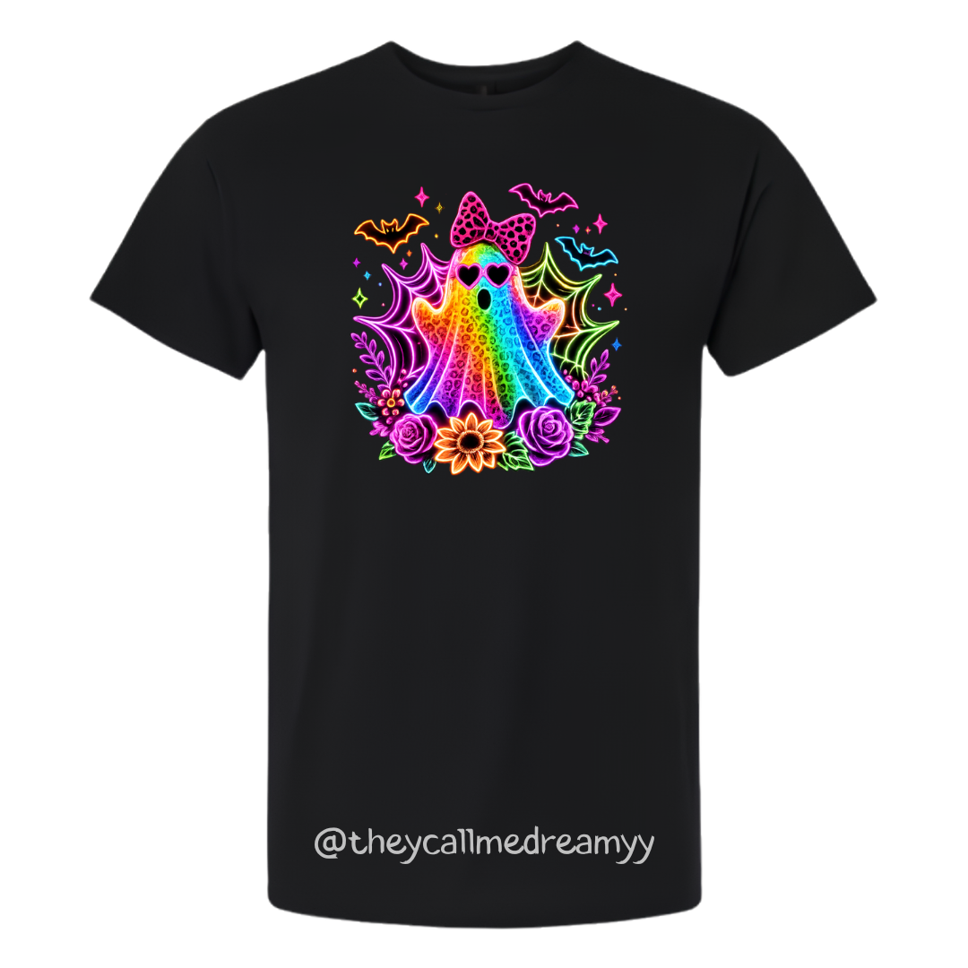 NEON GHOST VIBES TEE