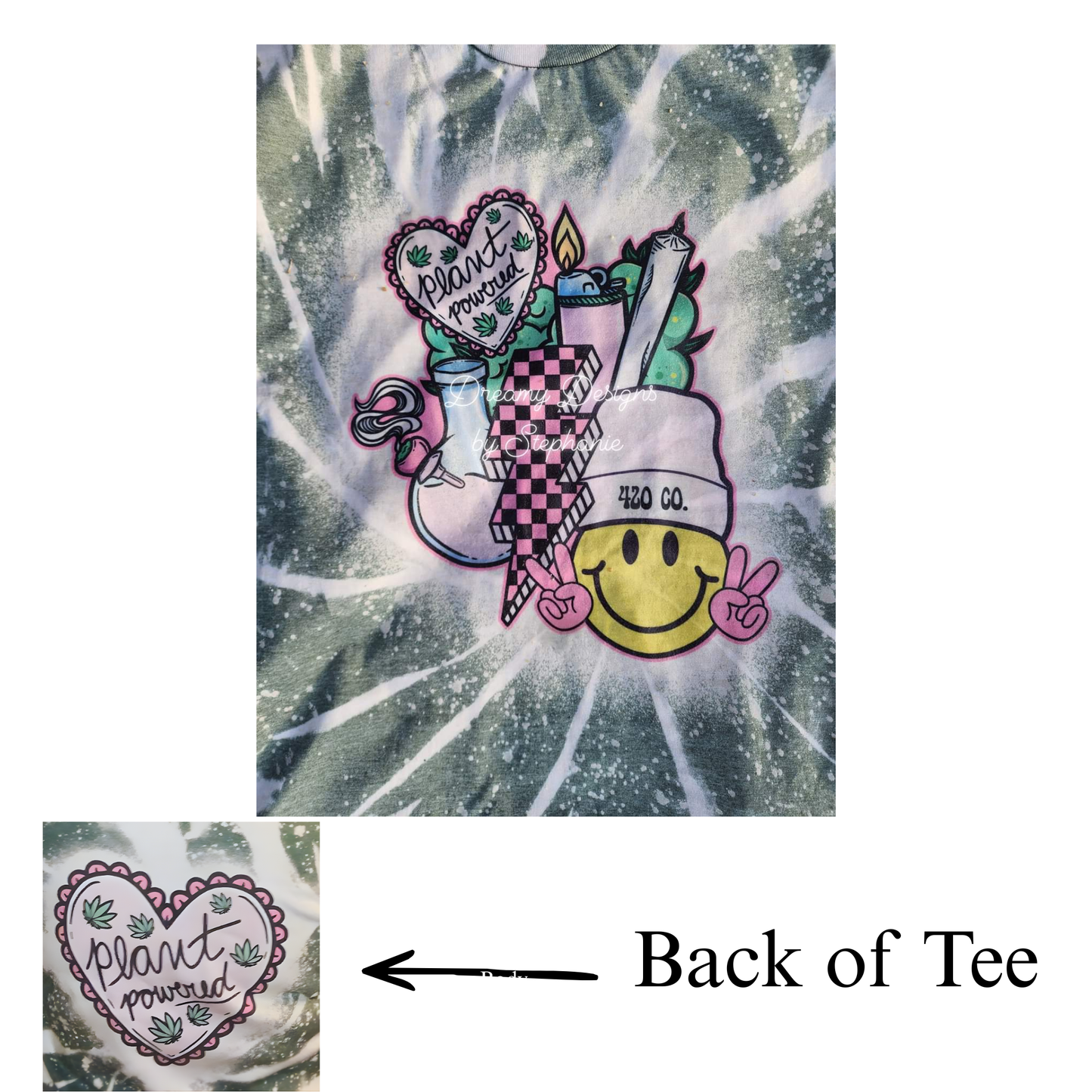 420 bleached tee 🌿