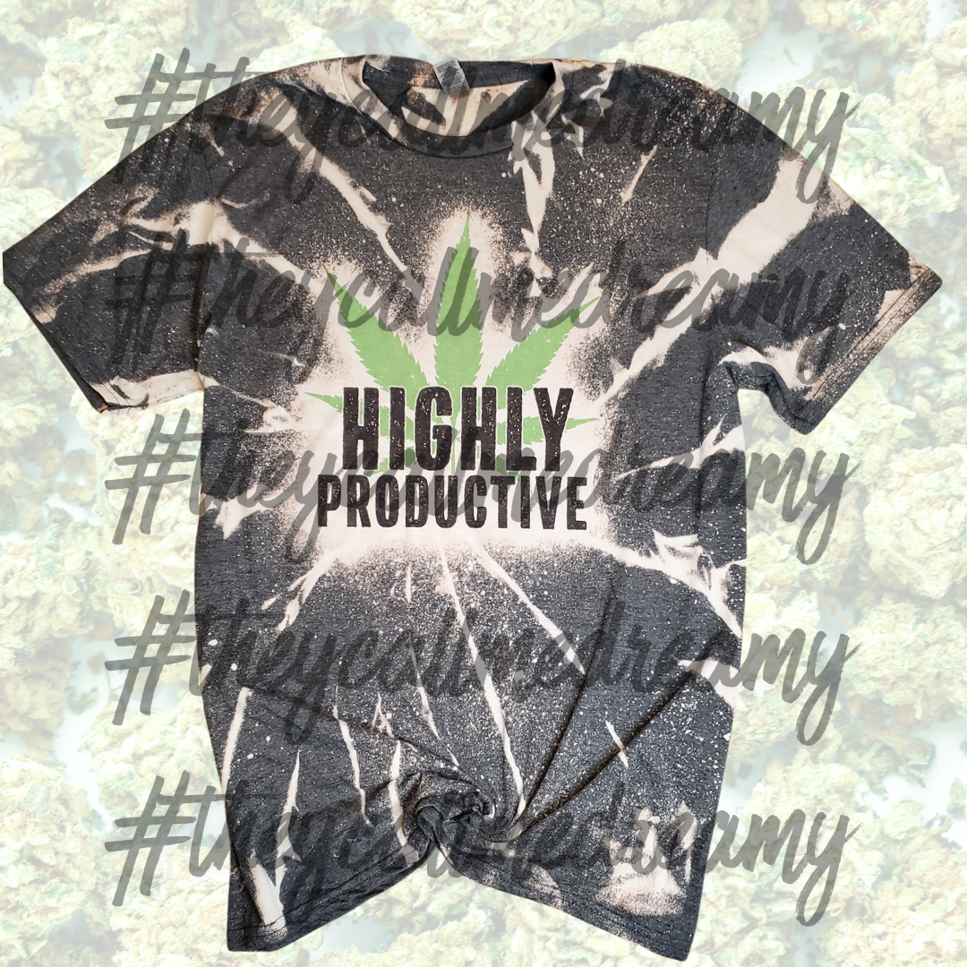 highly productive bleached tee