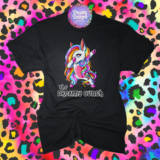 The Dreamy Bunch Black Tee